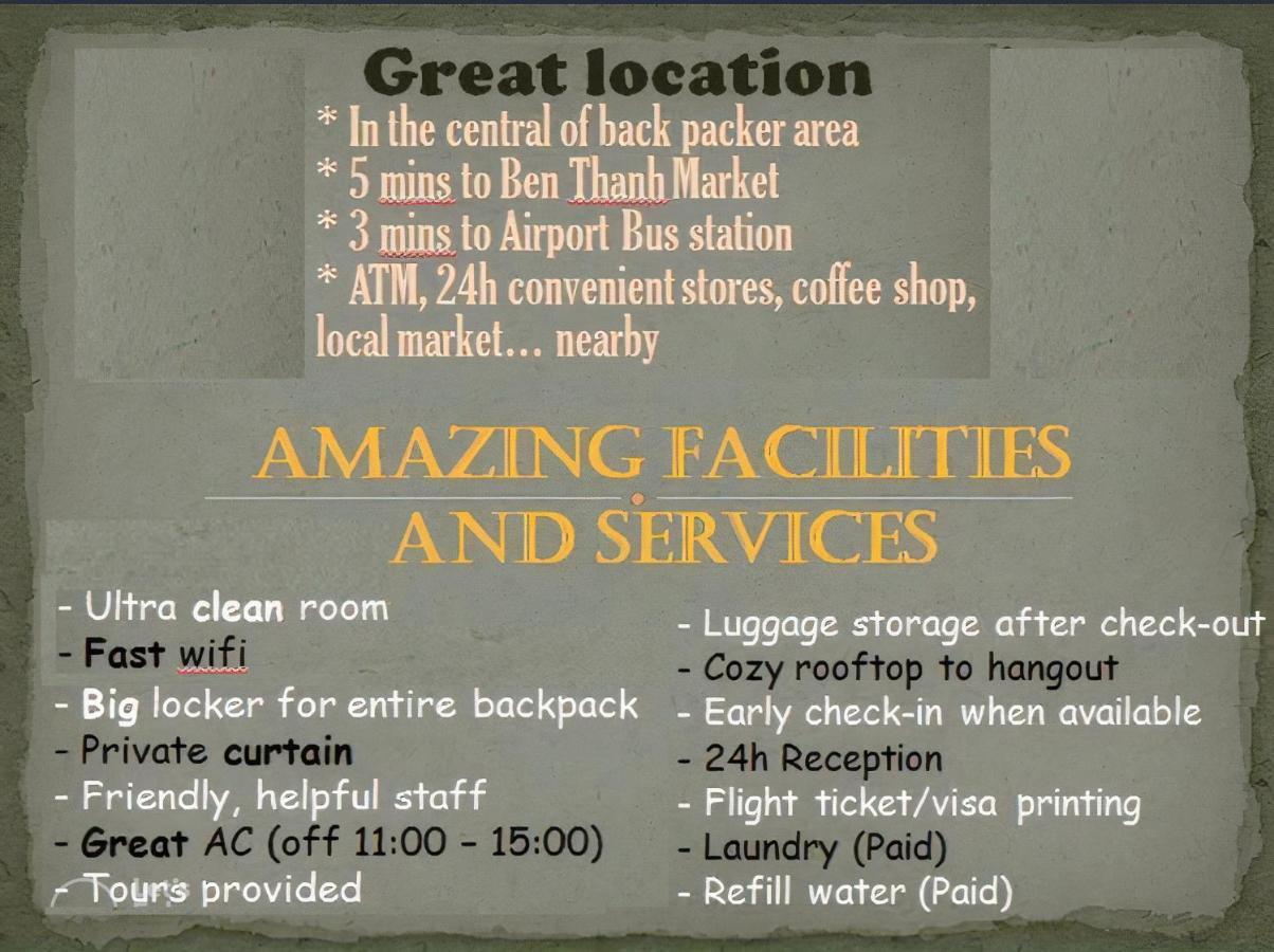 The Joys Hostel Ho Chi Minh-Byen Eksteriør billede